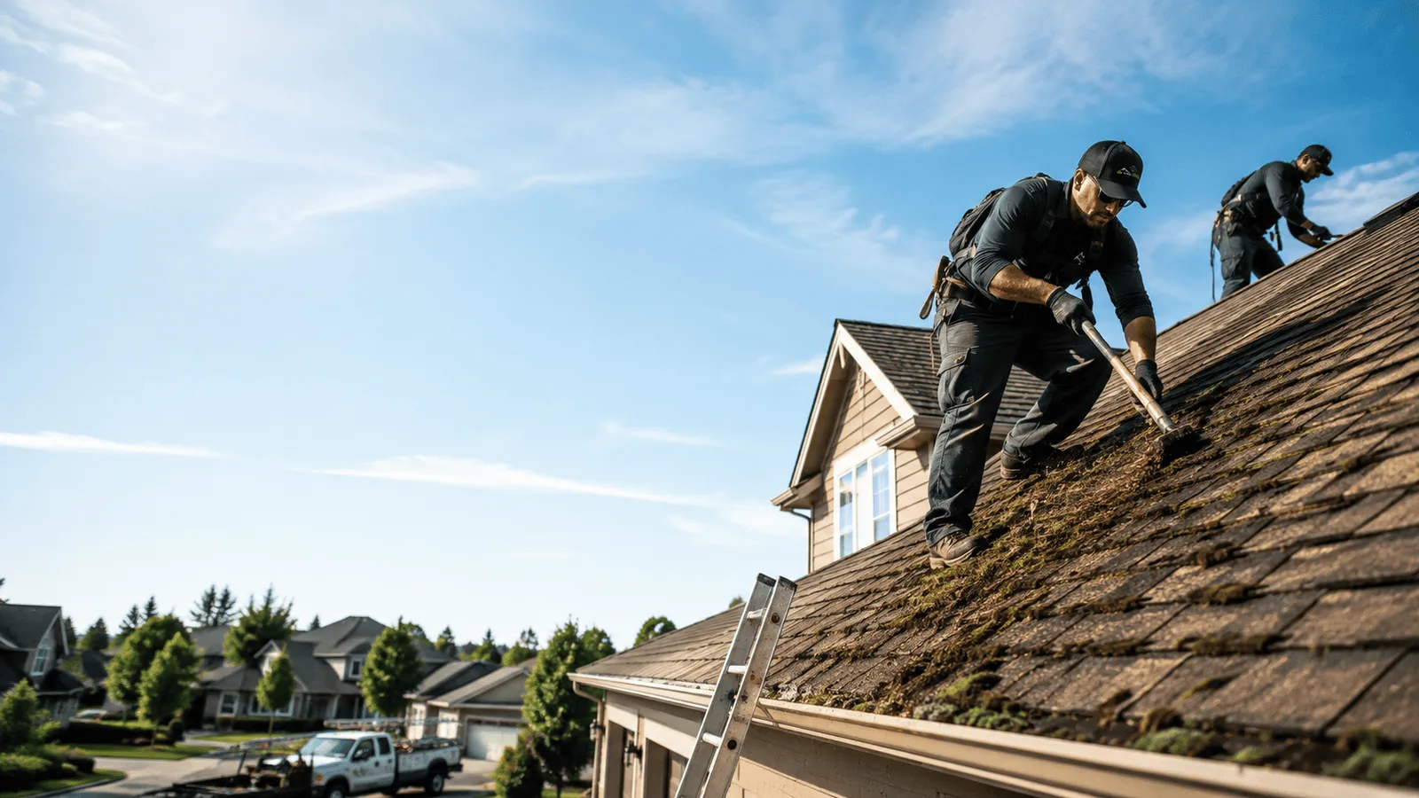 Roof Moss Removal in Cecil, PA near me